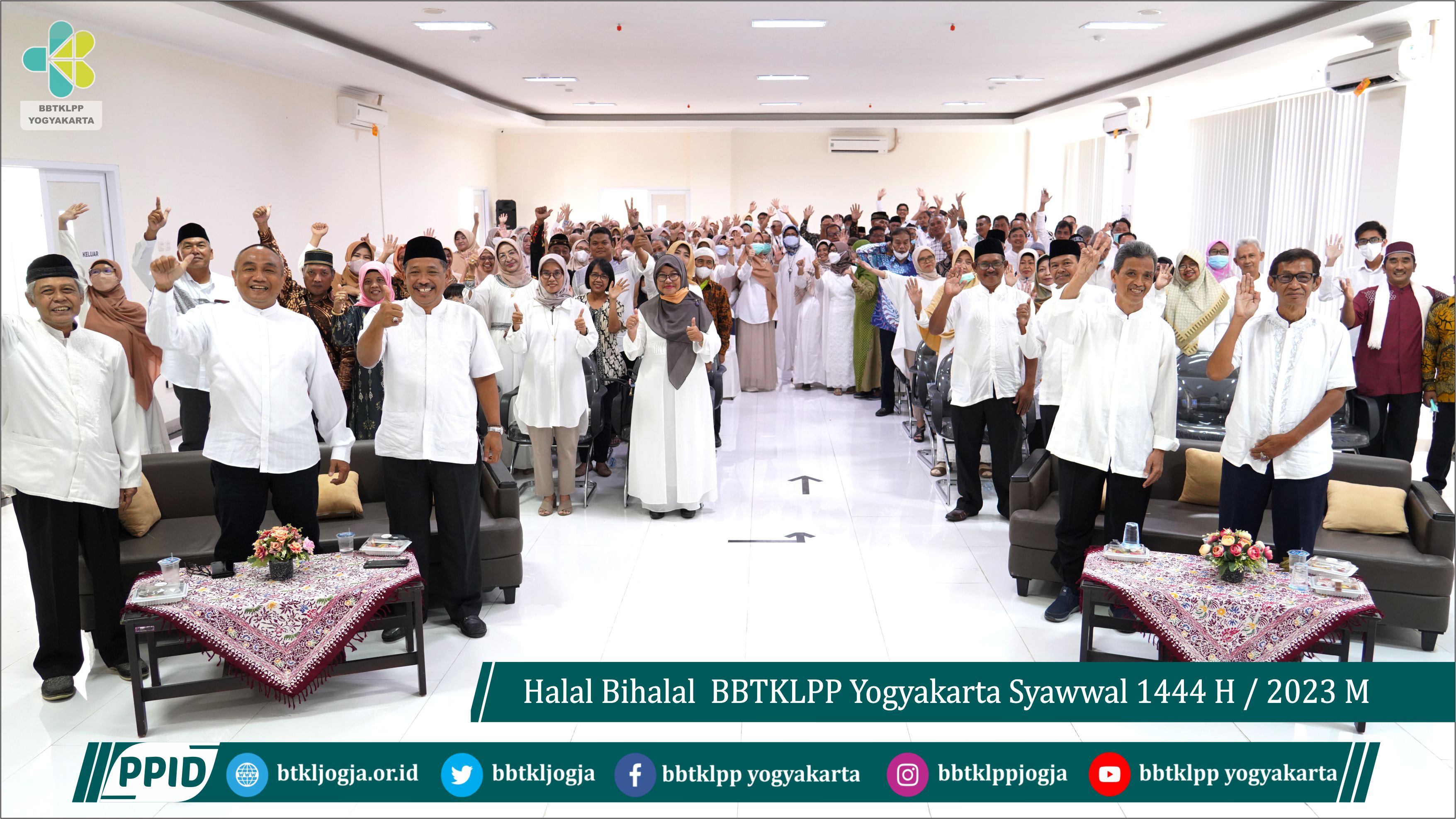 Halal Bi Halal Keluarga Besar BBTKLPP Yogyakarta 1444 H/2023 M
